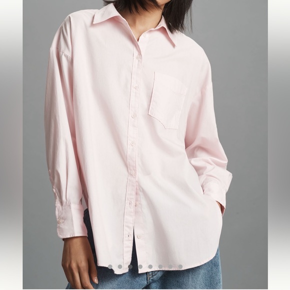 Anthropologie The Bennet Buttondown Shirt by Maeve Size M - Picture 3 of 14